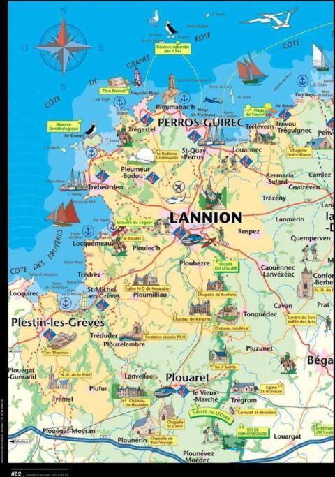 Maison Lannion Historique - Cote De Granit Rose Экстерьер фото